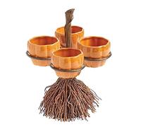Halloween Ornament Decorative Broom Pumpkin Bowl Party Props Art Deco, Halloween Decorations