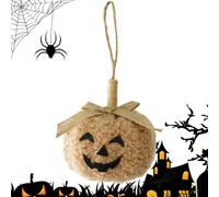 Halloween Ornaments Flocked Party Holiday Pendant with Smile Design