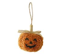 Halloween Ornaments for Tree Flocked Decorations with Smile Design