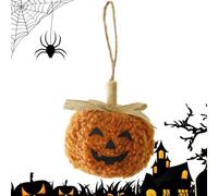 Halloween Ornaments for Tree Flocked Party Supplies with Smile Design