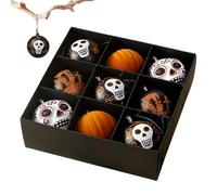 Halloween Ornaments for Tree, Outdoor Halloween Decorations - Skull Pattern Shockproof Indoor Outdoor Nightmares Autumn Autumn Auto Parties