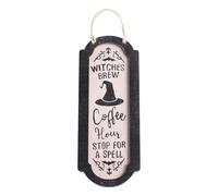 Halloween Ornaments Wooden Hanging Decoration for Festive Celebrations Perfect for Halloween Trees and Home Ideal Creating a Atmosphere (Black, 17X6. 8X0. 4CM)