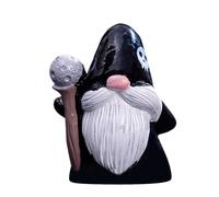 Halloween Outdoor Decoration Halloween Decorations Witch Pumpkin Resin Desktop Ornament Mini Craft for Living Room and Bedroom The Thinker (B, 3. 7x3cm)