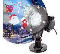 Halloween Outdoor LED Light Projector - Includes 12 Interchangeable Seasonal Slides