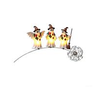 Halloween Outdoor Solar Stake Light Spooky Witch Design(Winged Garden P)