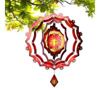 Halloween Outdoor Wind Spinner 30cm Spider Ornament