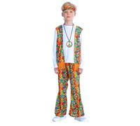 Halloween Outfit Baby Boy Clothes Hats 60s 70s Women Costumes Accessories Hippie Pants Bottom Boho Pants Flared Retro Trousers for 70s Theme Party Outfits for Toddler Boys