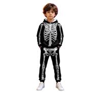 Halloween Outfit Boys - Skeleton Hoodie For Boys With Fleece Cozy For Trick Or And Adventures