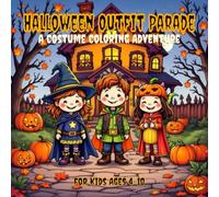 Halloween Outfit Parade: A Costume Coloring Adventure for Kids Ages 4-10: 50 Fun and Simple Pages of Kids in Silly, Cute, and Spooky Halloween Costumes - Bold Lines and Easy Shapes for Creative Fun