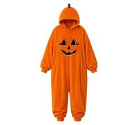 Halloween Outfits, Pumpkin Pajamas Unisex Pumpkin Costume For Cosplay And Festive Party Pajama Loungewear For Adults And For Girls