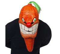 Widmann Srl Carrot Latex Mask for Adults, Multicoloured, WDM03321