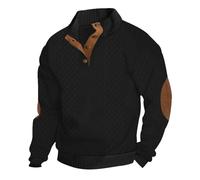 Halloween Oversized Sweatshirts for Men Full Zip Up Hoodies Heavy Cotton Pullover Drop Shoulder Casual Unisex Hoodie 2025 Outwear Anti Christmas Jumper (Black-2, XXL)
