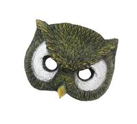 Halloween Owl Face - Kids Animal masks, Creative Holiday Masque | Festive Costume Party Wear Children Fun, Decorative Owl Pattern disguises Piece for Indoor Carnival Celebration with Adjustable Strap