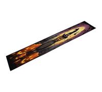 Halloween Owl Ghost Pumpkin Linen Table Runner 72.4 Inches Long, Machine Washable Table Runner for Party Kitchen Dining Table Coffee Holiday Party Decor, 13.4"x72.4"