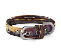 Halloween Owl Ghost Pumpkin Pet Collar, Adjustable Dog Collars with Buckle Stainless Steel D-Ring, Comfortable Collar for Small Medium Dogs and Cats