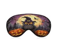 Halloween Owl Ghost Pumpkin Sleep Mask Eye Mask Travel Eye Cover