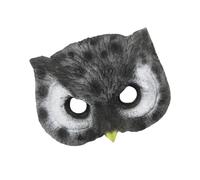 Halloween Owl Pattern Face for Children and Adults Reusable Creative Face Costume Animal Pattern for Halloween Parties, Trick or Treat, Masquerade Ball Prop and Ver