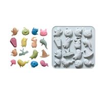 Halloween Pancake Molds, Halloween Silicone Molds,Halloween Ice Mold Pumpkin Hat Ghost Silicone Mold - Chocolate Molds, Silicone Gel Mold