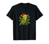 Halloween Parakeet Witch with Pumpkins Spooky Autumn Magic T-Shirt
