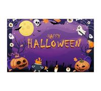 Halloween Party Backdrop 70.8x43.3 Inches Spooky Pumpkin Backdrop