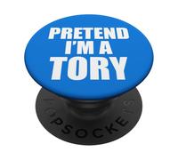 Halloween Party Blue Anti Conservatives Pretend I'm A Tory PopSockets Adhesive PopGrip