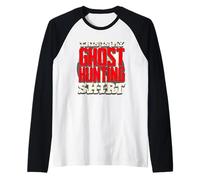 Halloween Party Costume Ghost Hunter Ghosts Hunting Raglan Baseball Tee