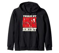Halloween Party Costume Ghost Hunter Ghosts Hunting Zip Hoodie