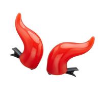 Halloween Party Costume Horn Hair Clip Set Roleplay Game Hair Barrettes Festival Headwear Devil Horn Duckbill Clip 2pcs