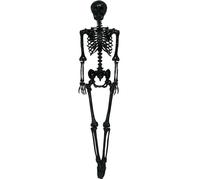 Halloween Party Decoration Large Black Plastic Skeleton Prop Haunted House 160cm