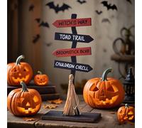 Halloween Party Decorations Halloween Decorations Desktop Ornament Figurine for Home Decoration Unique Party Night LightBlack,15X7. 5X4cm