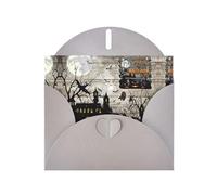 Halloween Party Exquisite Pearl Paper Holiday Cards, Birthday Cards, Suitable For Christmas, Valentine'S Day, Wedding Anniversary And Party Invitation Cards.