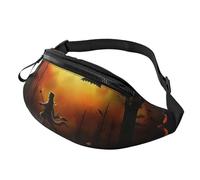 halloween Party Fanny Pack for Men Women Fashion Running Waist Packs Waterproof Crossbody Bags Everywhere Belt Bag with Adjustable Strap Sports Hip Pack for Travel Wallet