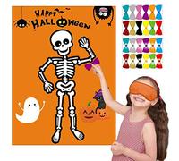 Halloween Party Games for kids Pin the Bow Tie on the Mr. Bones Party Games