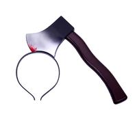 Halloween party gift,headwear Thriller funny variety, axe, machete, scissors, hammer, beer bottle, Thriller simulation design,Tricky and funny artifact, Variety of theme collocation,Fun gift choice