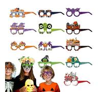 Halloween Party Glasses, Paper Photo Booth Props | Halloween Photo Booth Eyeglasses for Nightclub School Music Festival Carnival Haunted House Cosplay