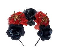 Halloween Party Props Headband Cosplay Costume Headhoop Goths Flower Hairbands For Girl Novelty Women CarnivalHeaddress Day Of The Dead Costume Accessories