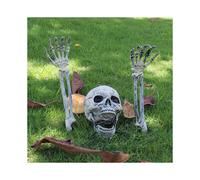 Halloween Party Skull Arm Three-piece Suit 3 Piece Halloween Horror Buried Alive Skeleton Skull Garden Yard Lawn Decorations