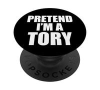 Halloween Party Time Anti Conservatives Pretend I'm A Tory PopSockets Adhesive PopGrip