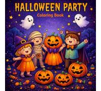 Halloween Party: Trick-or-Treat and Costume Fun to Color