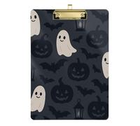 Halloween Pattern - Doll Theme Shadow Army Pad Hard Board for Nurses Home Contractor Size 9 x 12