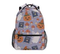 Halloween Pattern - Fairy Tag for Kids Backpack with Name Chest Strap Book Bag for Boys Girls mochilas para 12 a?os