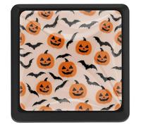 Halloween Patterns 3 Pack Modern Drawer Pulls Handles, ABS & Glass Cabinet Knobs for Kitchen Bathroom Furniture
