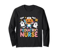 Halloween Pediatric Nurse Pediatric Emergency Nurse Peds Long Sleeve T-Shirt