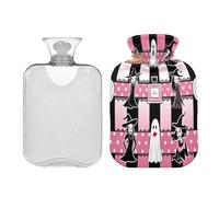 Halloween Perfume Beauty Witch Water Bottle for hot Water with Soft Cover 2L hot Bag for Pain Relief Hot and Cold Therapies bolsas de agua Caliente para Dolores