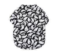 Halloween Pet Accessories Halloween Universal Pumpkin Head Pattern Outfit for Small Dogs - Sun Proof Breathable Design for Festive Celebrations (Black, L)