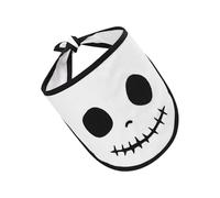 Halloween Pet Bandana Scarf Skull Pattern Soft Breathable Polyester Bib Kerchief For Dog Cats Party Costume Accessories Skull Print Pet Bib