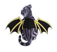 Halloween Pet Bat Wings Pet Costume Halloween Accessory Bat Costume Batman Design Wings for Puppy Dog and Cat (S)