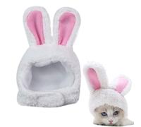 Halloween Pet Bunny Hat Cute Cat Adjustable Dog Head Wear for Easter Party Accessories Supplies