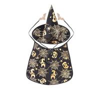 Halloween Pet Cape Costume, Pet Halloween Costume | Pet Cape and Hat - Cape Cape Hat Cats Cosplay Clothes Outfit Cool Party
