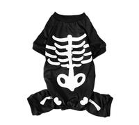 Halloween Pet Clothes, Glowing Skeleton Cosplay Clothes For Halloween Party, Dog Appeal Festive Costume For Photography Play Dates Themed Parties Parades